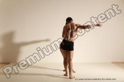 Underwear Woman - Man White Average Short Brown Dancing Dynamic poses Academic